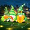 6 FT St Patricks Day Inflatables Outdoor Decorations Inflatable Gnome Leprechauns Blow Up Yard Decor Saint Patrick's Decorations for Yard Holiday Party Garden Lawn